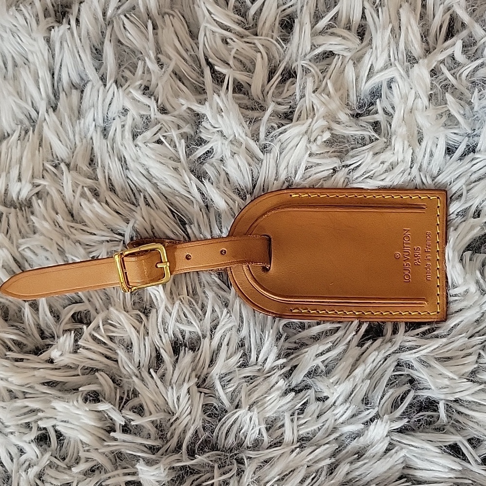 Authentic Louis Vuitton Luggage Tag